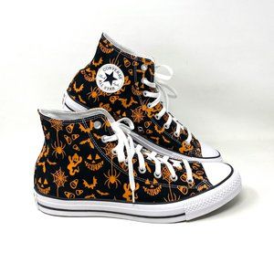 Converse Ctas HI Halloween Orange White Black High Top Men's Shoe Canvas A02381C